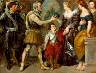 Enrico IV conferisce la reggenza a Maria de